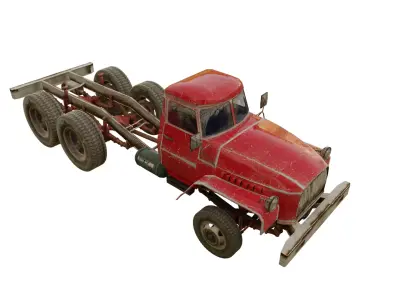 Shanty truck motorhome Low-poly 3D model