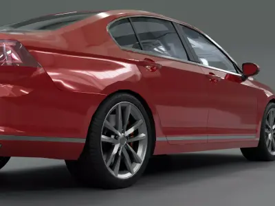 Volkswagen Passat B8 - Low Poly - Game Ready Low-poly 3D model