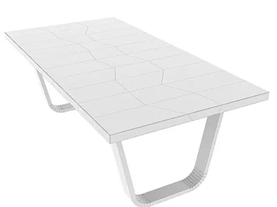 Epoxy table 3D model