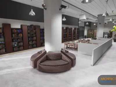 Big Office 01-Unreal Engine Project 3D model