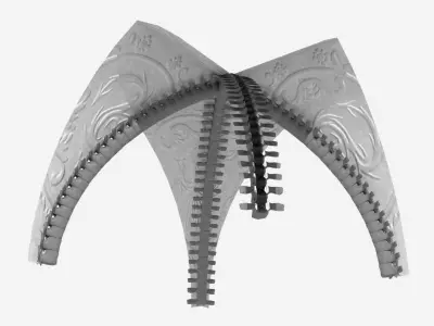 Dragon Castle Low-poly 3D model