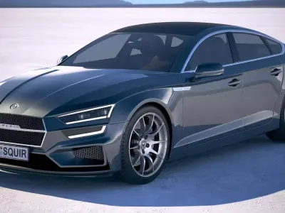 Generic Sedan 2017 v2 3D model