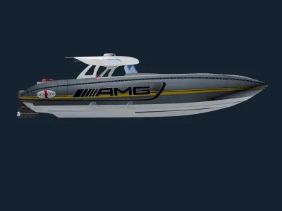AMG Cigarette Speed BOAT 3D model