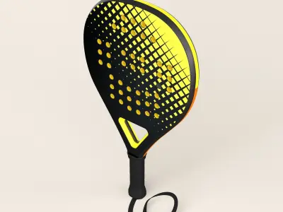 Padel Tennis Racket 3D model