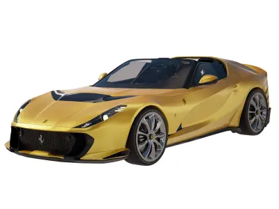 Ferrari 812 Competizione A 2022 3D model