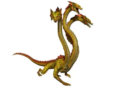 3Dfoin - Hydra Low-poly 3D model