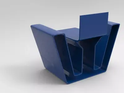 Kleo Chair Low-poly 3D model