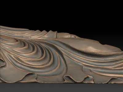 Print Ready 3D Model Lying Buddha statue 3D print model