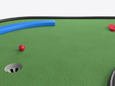 Miniature Golf Course 02 3D model