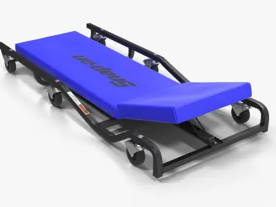 Car Creeper Blue JCW65R Low-poly 3D model