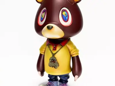  Dropout Graduation Kanye Bear Takashi Murakami toy 3D print model
