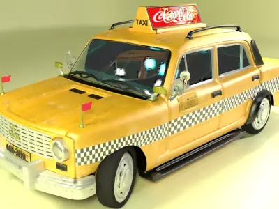 yellow-Taxi  3D model