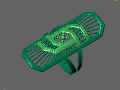 Women Long Ring Ready STL 3DM Models Womens Ring Long models 3D print model purchase