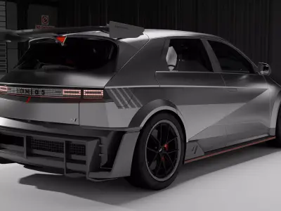 Hyundai Ioniq 5 N NPX1 2024 Low-poly 3D model