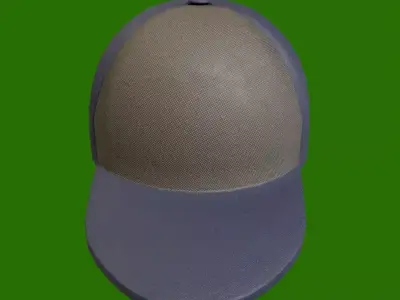 Baseball Hat Low-poly 3D model