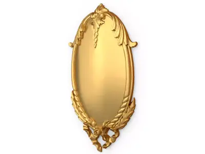 Classic decor ornament carved 71 3D model