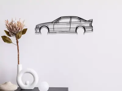 Car Wall Art 3D print model buy