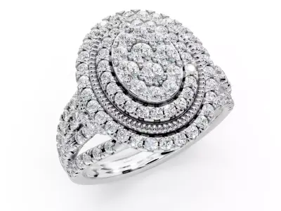 Engagement rings 3D print model