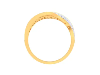 Ladies diamond ring 3D print model order