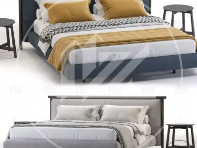 Ditreitalia NATHAN Bed No2 3D model