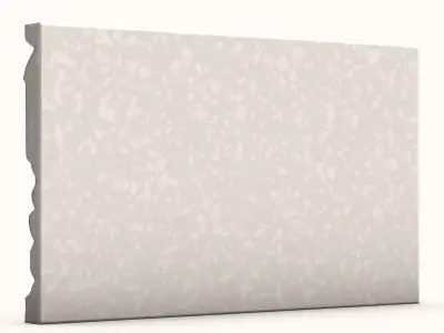 Massive Stone Rubble Wall Geometry 3D model