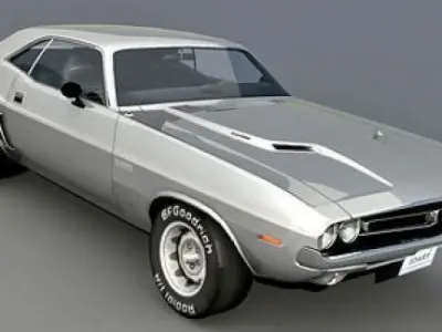 dodge challenger 1971 3D model