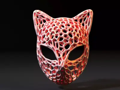 Fox mask 3D print model