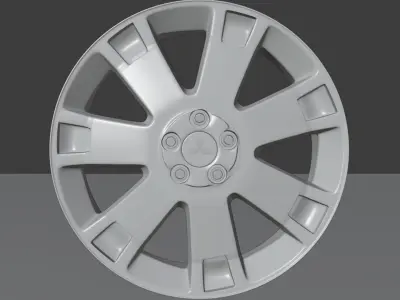 Mitsubishi Outlander 2008 Rim Style 1 3D model