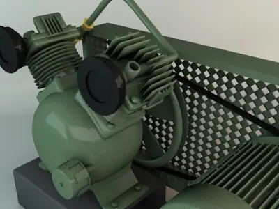 Compressor Motor 3D model
