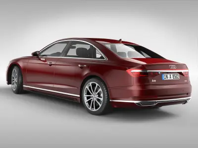 Audi A8 2018 3D model