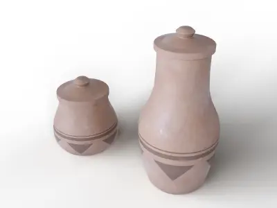 Pot Jars 3D model