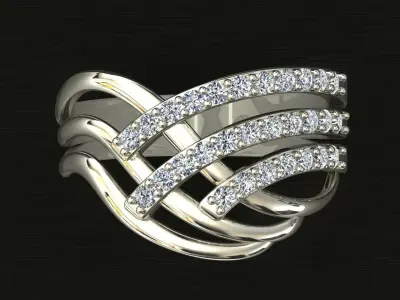 Diamond Ring Free 3D print model purchase