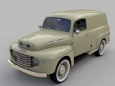 M47 SERIES PANEL VAN 1949 3D model