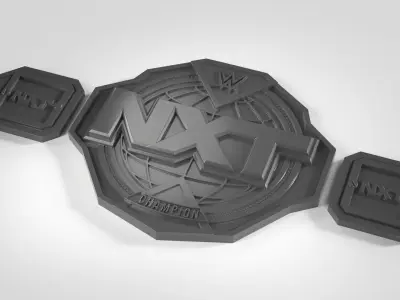 WWE NXT Championship Belt 3D print model
