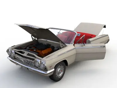 Chevy Impala SS Convertible 1962 3D model