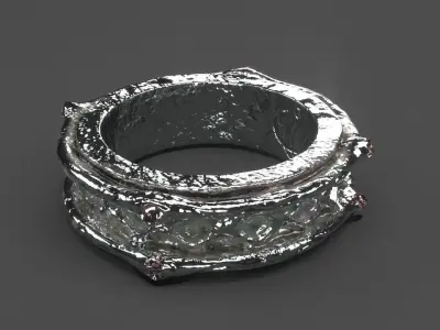 antique ring Free 3D model