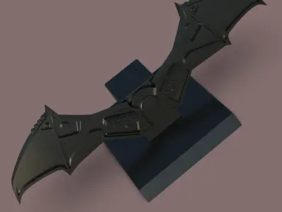 Batman 2022 Batarang  Table Deco 3D Print 3D print model