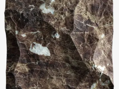 402-RockPanel marble wall art transparent 3D model