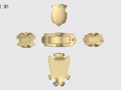 Mini Cartouche Set 3D print model