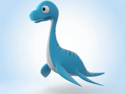 Plesiosaurus 3D model