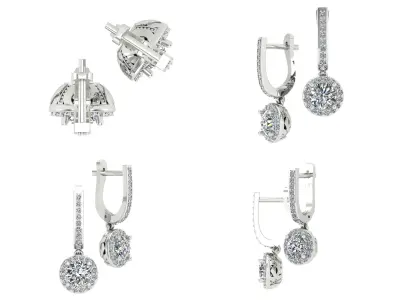 Earrings bi29 3D print model