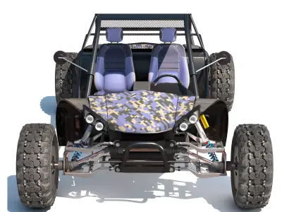 Bagi offroad car 3D model