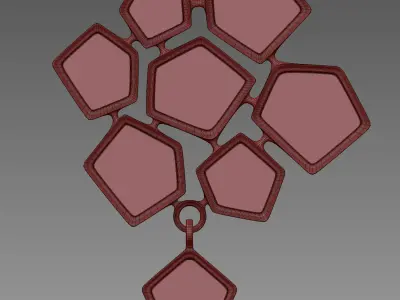 Zebra Mirror - Pont des Arts 3D model