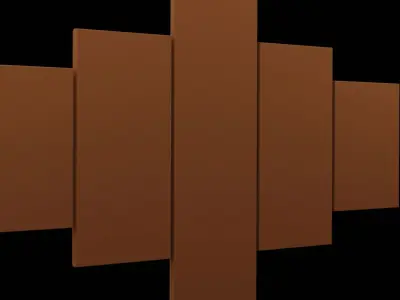 Geometrical Furniture Design  Low-poly 3D model buy