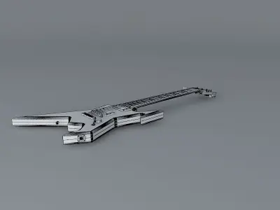 Arrowhead guitar Free 3D model