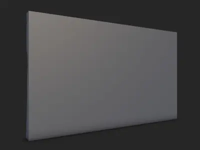 Eroded Cliff Wall Scene Geometry 3D model