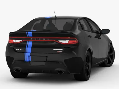 Dodge Dart Mopar 13 2013 3D model
