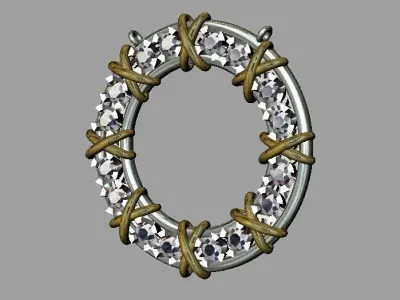 Tiffany Diamond Pendant 3D print model