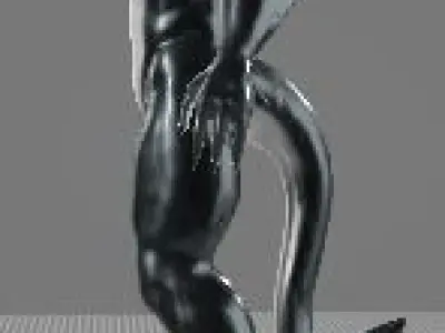 Humanic Shark Free low-poly 3D model