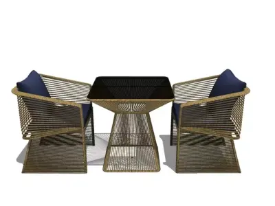 9 moderns sketchup and living room models for any space 3D model